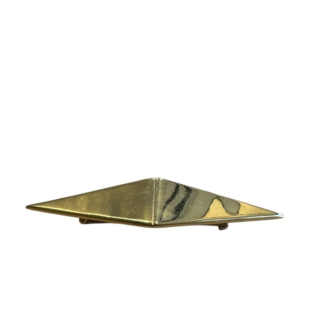 Givenchy Gold Tone Geometric Brooch - Picture 2 of 5